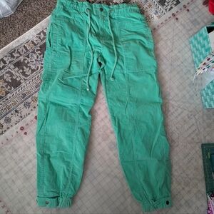We The Free Corduroy Jogger Jeans Seafoam Green Women's Small